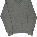 Tommy Hilfiger Jumper - Large Grey Cotton