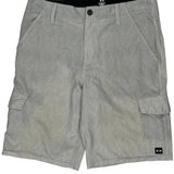 Oakley Cargo Shorts - 36W 11L Grey Cotton