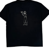 25Th Anniversary Hanes Single Stitch T-Shirt - Large Black Cotton Blend