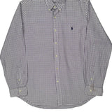 Ralph Lauren Checked Shirt - XL Purple Cotton