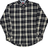 Tommy Hilfiger Checked Shirt - XL Black & White Cotton