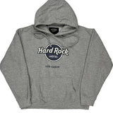 Hard Rock Cafe Hoodie - XL Grey Cotton Blend