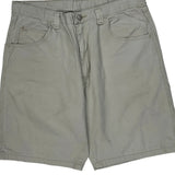 Wrangler Carpenter Shorts - 35W 10L Gray Cotton