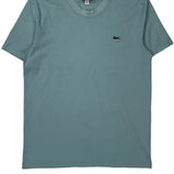 Lacoste T-Shirt - Large Blue Cotton
