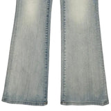 Diesel Flared Jeans - 30W UK 8 Light Wash Cotton