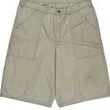 Dickies Cargo Shorts - 35W 13L Beige Cotton