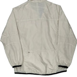 Nike Windbreaker - Large Cream Polyester