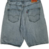 Levis Denim Shorts - 32W 10L Light Wash Denim