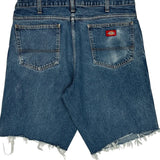 Dickies Denim Shorts - 36W 11L Blue Cotton