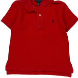 Age 3 Polo By Ralph Lauren Polo Shirt - XS Red Cotton
