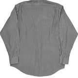 Polo By Ralph Lauren Striped Shirt - Medium Black & White Cotton