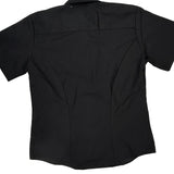 Dickies Short Sleeve Shirt - Medium Black Polyester Blend