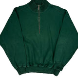 Starter 1/4 Zip - Medium Green Cotton