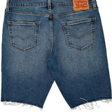Levis Denim Shorts - 34W 10L Blue Cotton