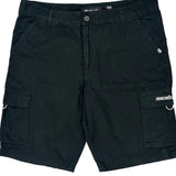 Ecko Unltd Cargo Shorts - 36W 10L Black Cotton