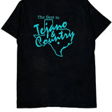 Made In USA Single Stitch Tejano & Country Screen Stars Graphic T-Shirt - Large Black Cotton Blend