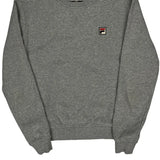 Fila Sweatshirt - Small Grey Cotton
