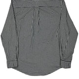 Tommy Hilfiger Checked Shirt - Small Black & White Cotton