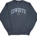 Dallas Cowboys Pro Player Nfl Sweatshirt - Large Gray Polyester Blend