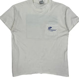 St. Maarten Anvil Graphic T-Shirt - XL White Cotton