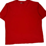 Tommy Jeans Striped T-Shirt - 2XL Red Cotton