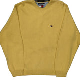 Tommy Hilfiger Jumper - 2XL Yellow Cotton