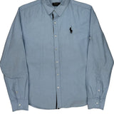 Polo By Ralph Lauren Shirt - Medium Blue Cotton