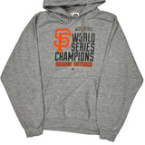 San Francisco Giants Majestic Mlb Hoodie - 2XL Gray Cotton Blend