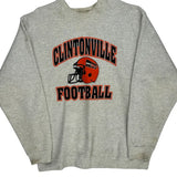 Clintonville Football Unbranded Sweatshirt - Medium Grey Cotton Blend