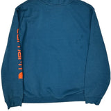 Original Fit Carhartt Spellout Hoodie - XL Blue Cotton