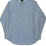 Polo By Ralph Lauren Striped Shirt - Large Blue Cotton