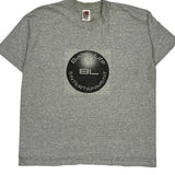 Baller Life Entertainment Fruit Of The Loom Single Stitch T-Shirt - XL Grey Cotton Blend