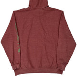 Carhartt Hoodie - XL Burgundy Cotton Blend