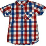 Age 6 Tommy Hilfiger Checked Short Sleeve Shirt - Small Multicoloured Cotton