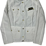Barbour Jacket - Medium White Cotton