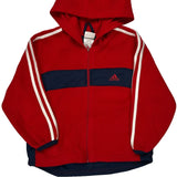 Age 5 Adidas Jacket - XS Red Polyester
