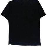 Dickies T-Shirt - Large Black Cotton