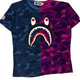 Shark Face A Bathing Ape Graphic T-Shirt - Medium Multicoloured Cotton