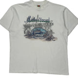 Fruit Of The Loom Graphic T-Shirt - XL White Cotton