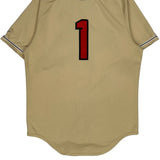 Hawks Nike Football Jersey - Large Beige Polyester