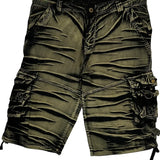 Unbranded Cargo Shorts - 36W 12L Khaki Cotton
