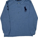 Age 6 Polo By Ralph Lauren Polo Shirt - XS Blue Cotton