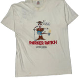 Fruit Of The Loom Single Stitch T-Shirt - XL Cream Cotton