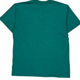 Hanes Single Stitch T-Shirt - Large Green Cotton Blend