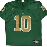 Age 14-16 Adidas Football Football Jersey - Large Gold Polyester