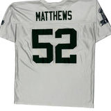 Green Bay Packers N.F.L. Team Apparel Nfl Football Jersey - Large White Polyester