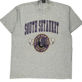 Fruit Of The Loom Single Stitch T-Shirt - XL Grey Cotton Blend