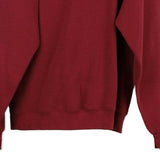 Illinois College La Red Ford Sweatshirt - Large Burgundy Cotton Blend