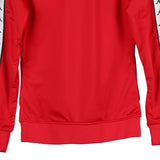 Age 10-12 Kappa Track Jacket - Small Red Polyester