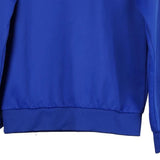 Age 14 Madonna di Sotto Sassuolo Lotto Football 1/4 Zip - XL Blue Polyester